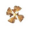 Smart plafondlamp goud 12 bladen incl. Wifi g95- botanica
