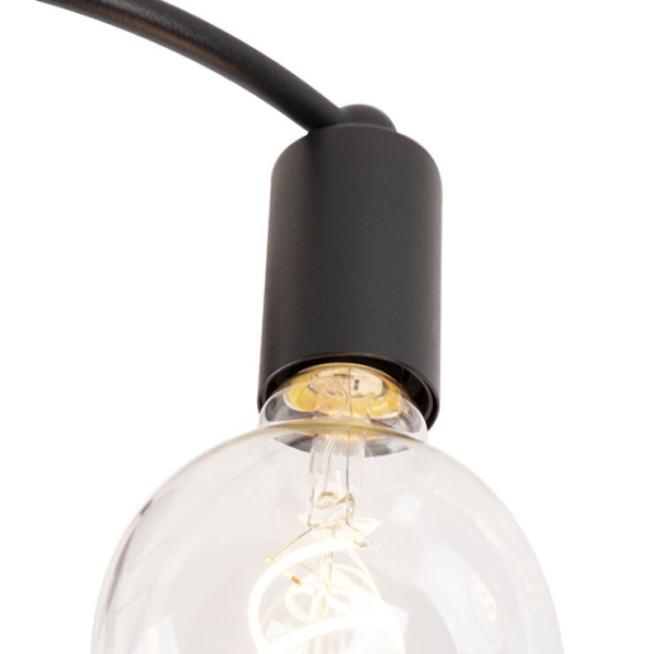 Smart plafondlamp zwart incl. 4 wifi g95 - facil