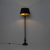 Smart vloerlamp met 45 cm kap zwart incl. Wifi a60 classico 14