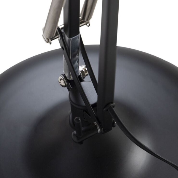 Smart vloerlamp zwart verstelbaar incl. Wifi a60 - hobby