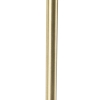 Tafellamp goud verstelbaar met kap wit 35 cm - parte