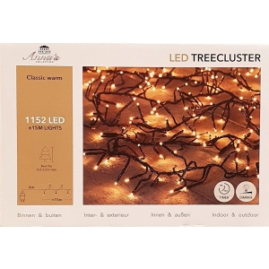 Treeclusterverlichting 1152-lamps LED 'classic warm'-1