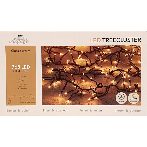 Treeclusterverlichting 768-lamps led 'classic warm'-1