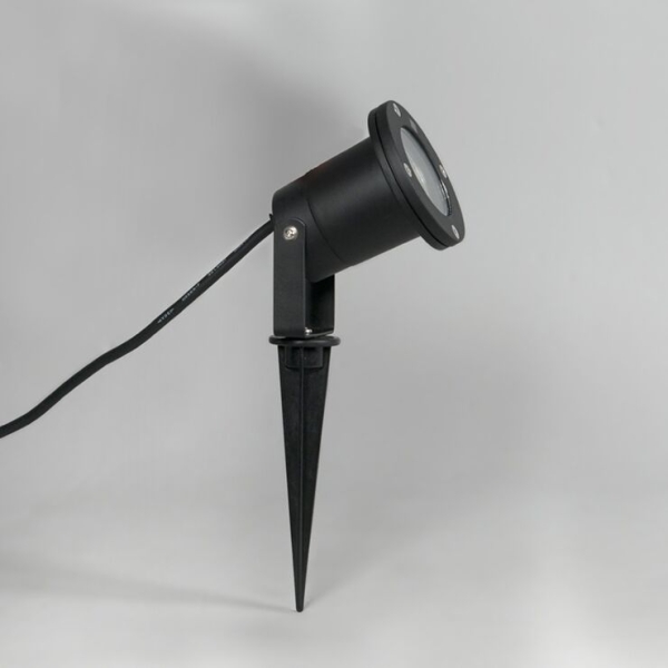 Tuinspot zwart incl. Snoer en stekker 230 cm ip65 - basic