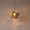 Vintage hanglamp antiek goud 40 cm - linden