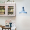 Vintage hanglamp blauw 43 cm - living
