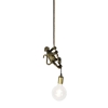 Vintage hanglamp goud - animal monkey
