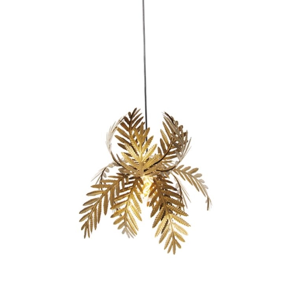Vintage hanglamp goud - botanica