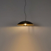 Vintage hanglamp zwart met goud 60 cm emilienne 14