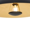 Vintage hanglamp zwart met goud 60 cm - emilienne