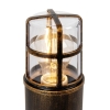 Vintage staande buitenlamp antiek goud ip54 50 cm - kiki