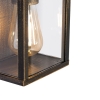 Vintage wandlamp antiek goud 38 cm 2-lichts ip44 - charlois