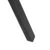 Vloerlamp tripod zwart met kap 45cm linnen donker grijs