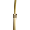 Vloerlamp brons met linnen kap taupe 45 cm verstelbaar - parte