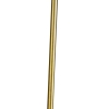 Vloerlamp brons met linnen kap taupe 45 cm verstelbaar - parte