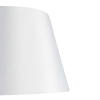 Vloerlamp brons met witte kap en verstelbare arm - ladas deluxe