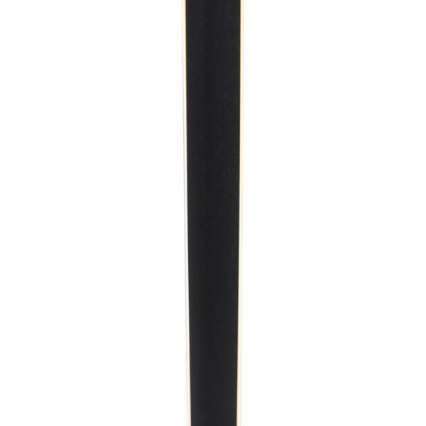 Vloerlamp zwart incl. Led met touch dimmer 3-staps dimbaar - line-up