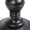 Vloerlamp zwart met granny frame kap 45 cm - classico
