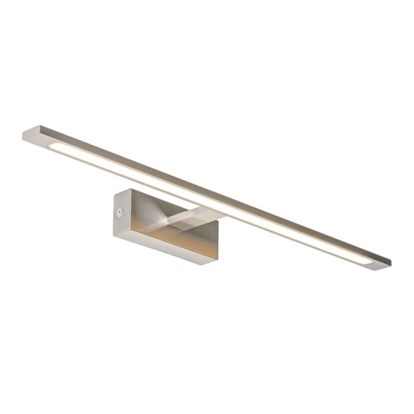 Wandlamp staal 62 cm incl. Led ip44 - jerre