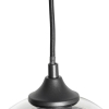 Art deco hanglamp zwart met smoke glas 8-lichts - sandra