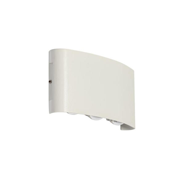 Buiten wandlamp wit incl. Led 6-lichts ip54 - silly
