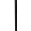 Design vloerlamp zwart met koper 30 cm - sarella
