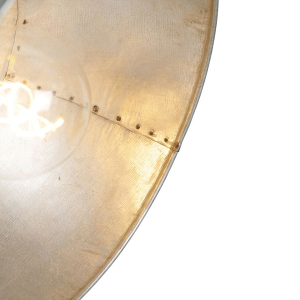 Industriële vloerlamp driepoot grijs - samia sabo