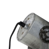 Industriële vloerlamp driepoot grijs - samia sabo