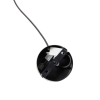 Landelijke hanglamp zwart met touw 45 cm - leia