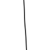 Landelijke hanglamp zwart met touw 45 cm - leia