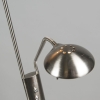 Moderne vloerlamp staal dimbaar - luxor