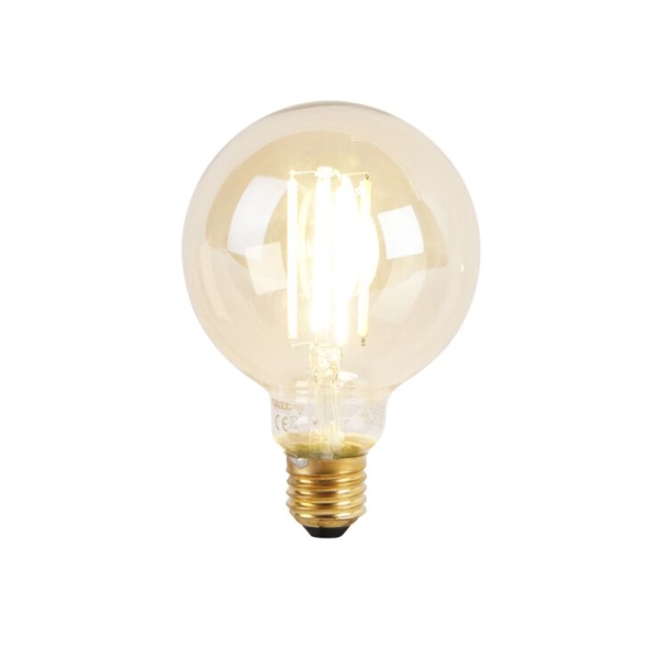 Smart plafondlamp goud 39 cm incl. Wifi g95 - johanna