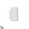 Smart wandlamp rond wit incl. 2 wifi GU10 - Sandy
