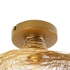 Design plafondlamp goud - sarella
