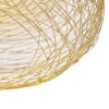 Design plafondlamp goud ovaal - sarella
