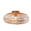 Design plafondlamp koper ovaal - sarella