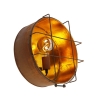 Industriële plafondlamp roestbruin 35 cm - barril