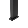 Moderne staande buitenlamp zwart 60 cm ip54 - chimay