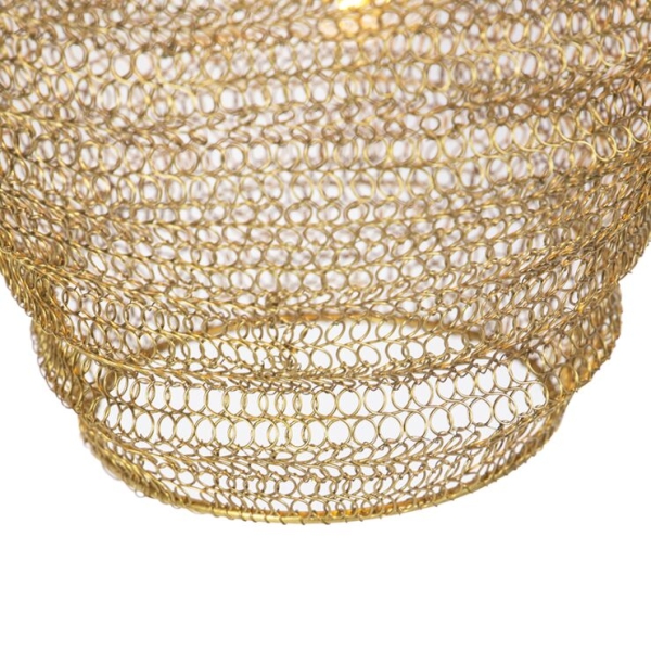 Oosterse hanglamp goud 30 cm - nidum