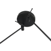 Smart hanglamp zwart met kap 35 cm groen incl. 2 wifi a60 - blitz