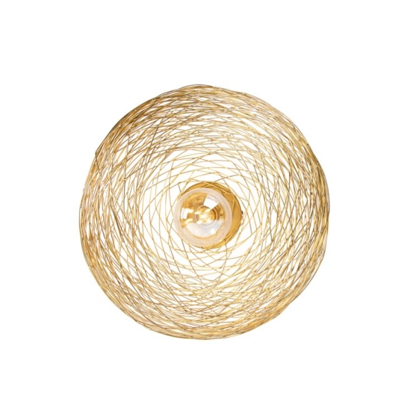 Smart plafondlamp goud ovaal incl. Wifi g95 - sarella