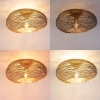 Smart plafondlamp goud ovaal incl. Wifi g95 sarella 14