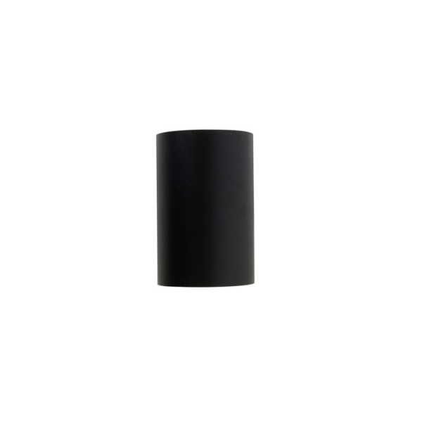 Smart ronde wandlamp zwart incl. Wifi gu10 - sabbir
