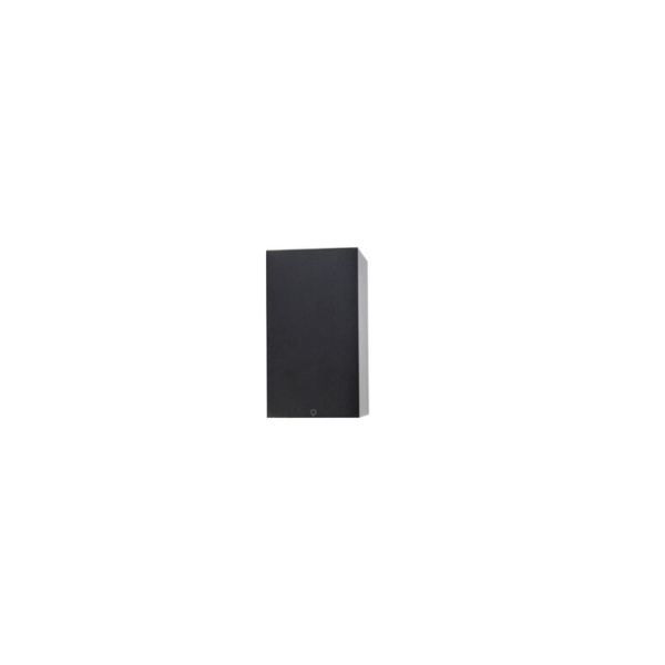 Smart vierkante wandlamp zwart incl. Wifi gu10 - sabbir