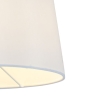 Smart wandlamp brons met witte kap incl. Wifi a60 - ladas deluxe