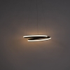 Design hanglamp zwart 55 cm incl. Led - rowan
