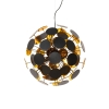 Design hanglamp zwart en goud - cerchio