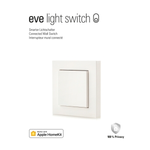 Eve Light Switch Smart Home wandschakelaar