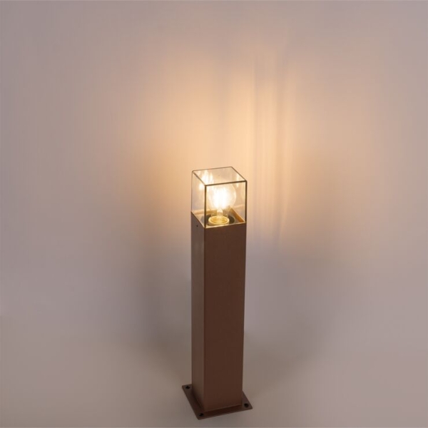 Industriële staande buitenlamp roestbruin 50 cm ip44 - denmark