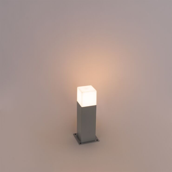 Moderne staande buitenlamp grijs 30 cm ip44 - denmark